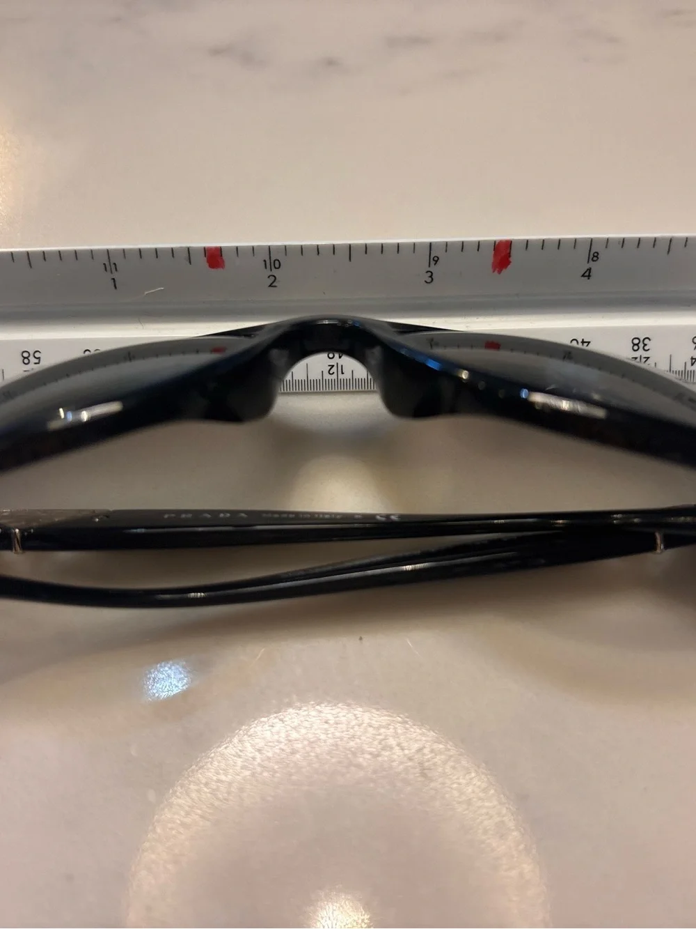 Prada Black Oversize Gradient Sunglasses